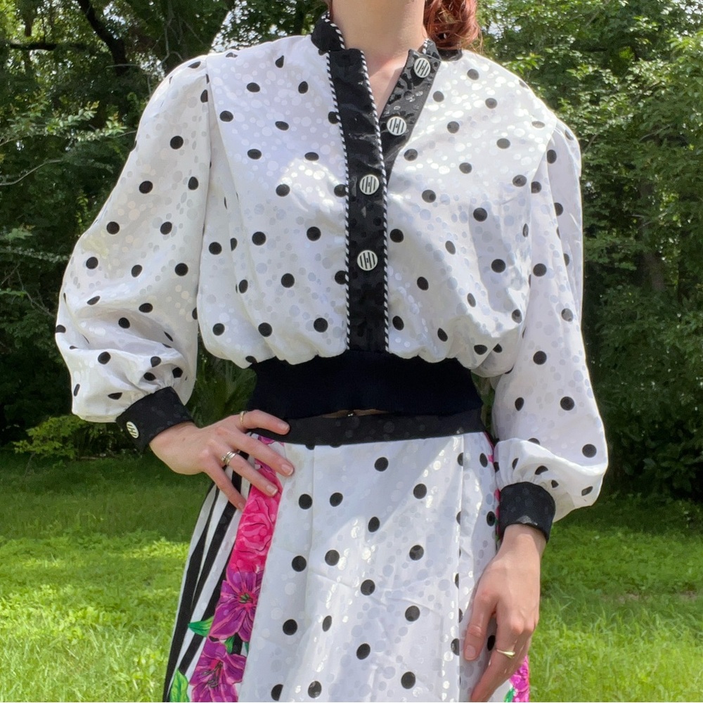 Vintage 80’s Satin Set - Picture 3 of 9